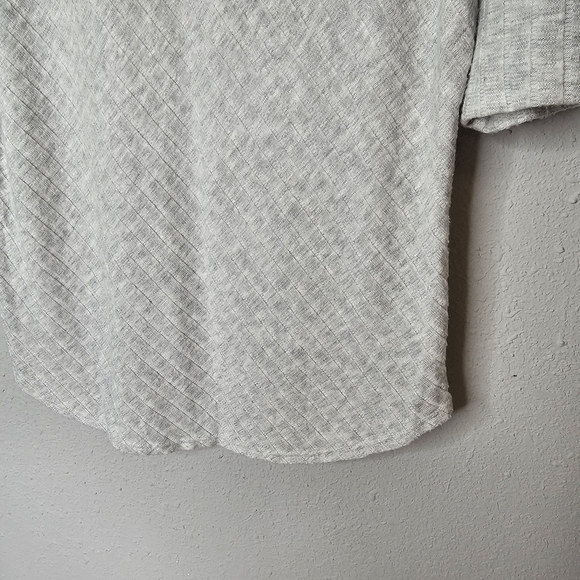 Green‎ Envelope Dolman Short Sleeve Soft Gray Tunic Shirt Size M Medium - Picture 3 of 8